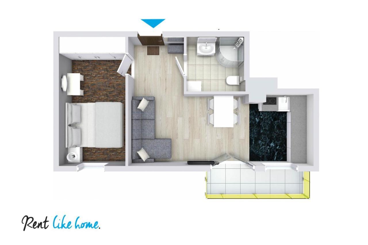 Kolorowe Balkony - Sloneczny Apartament W Miedzyzdrojach By Noclegi Renters เมียนซิดดรอแย ภายนอก รูปภาพ